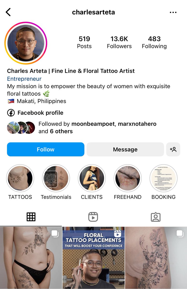 janroetheboat's tweet photo. when it comes to tattoos, you do you but girlies if you ever plan on going to arte tattoo, pls reconsider. why?

1. CREEPY. am i the only one who thinks it’s fucked up to focus on “beautiful of women” only tapos ang dami mong photos na pwedeng pwede naman may damit yung mga babae https://t.co/Rw83uj12BI