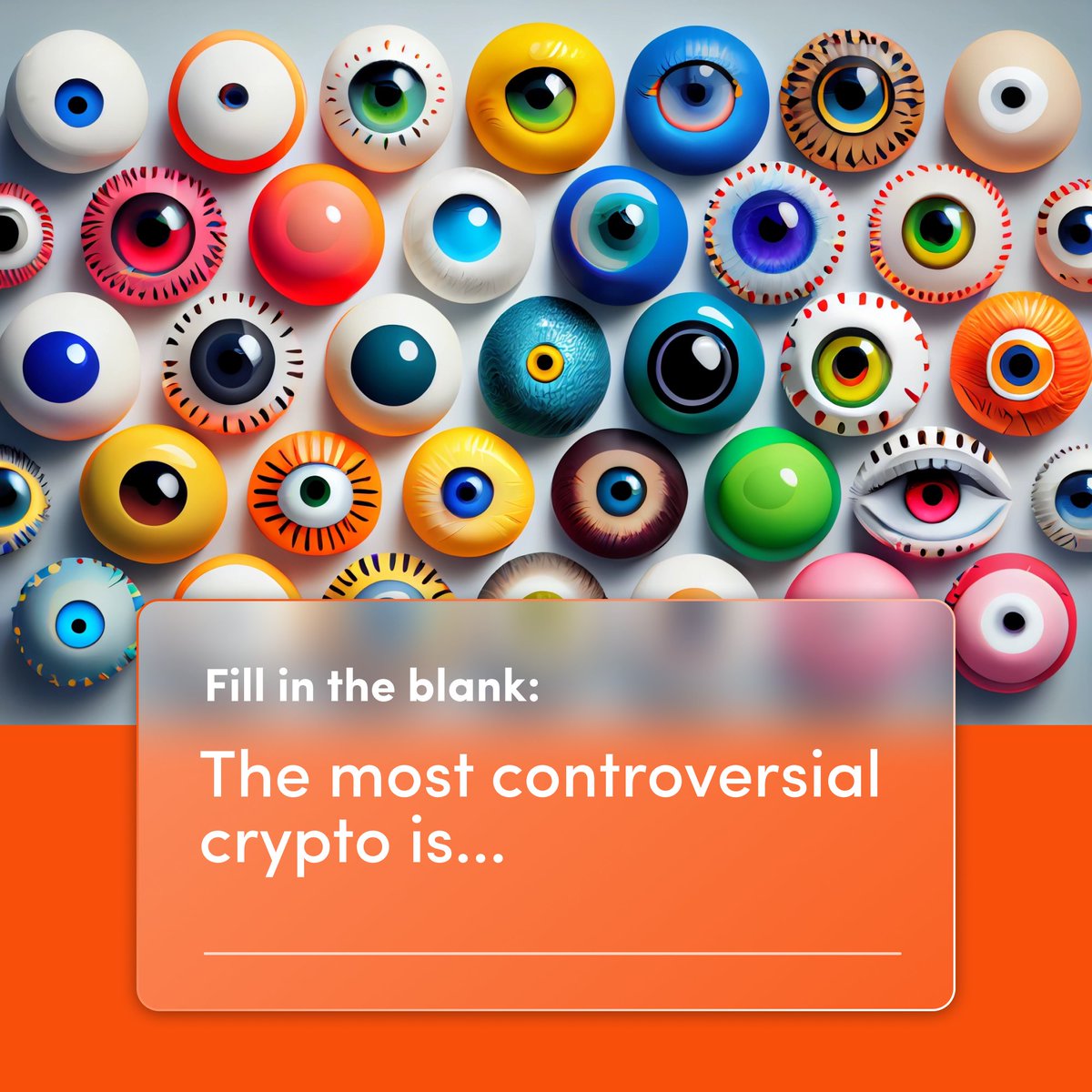 coinmama's tweet photo. Fill in the blank!
#ControversialCrypto #controversial #fillintheblank https://t.co/Z6qWzcAK8p