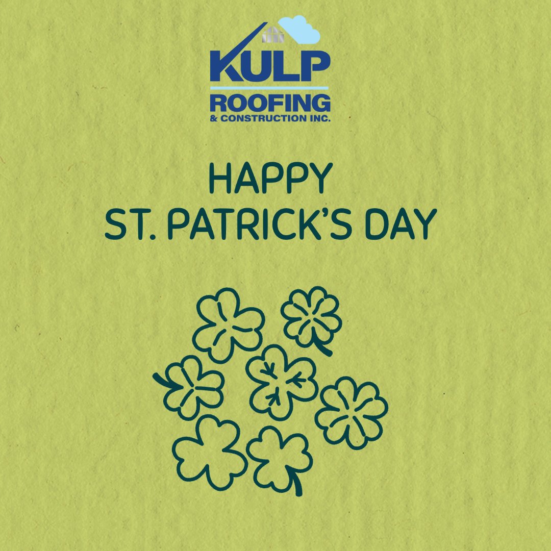 kulproofing's tweet image. Have a safe and fun St. Patrick's Day!