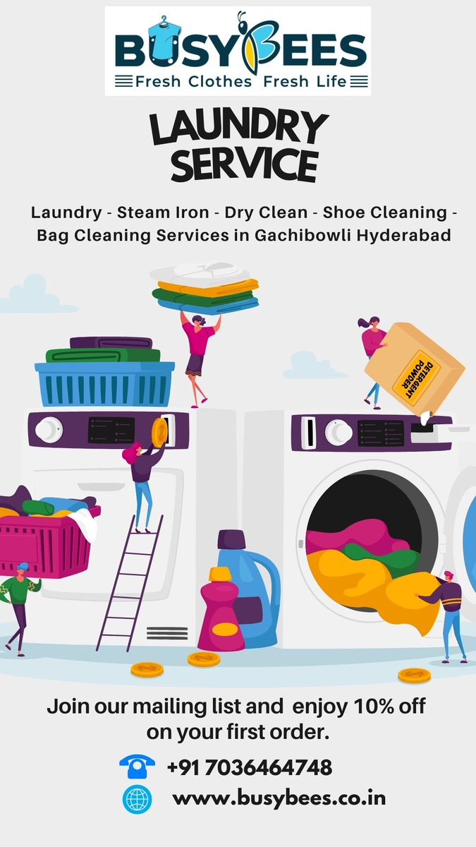 BusyBees Laundry Services tweet media