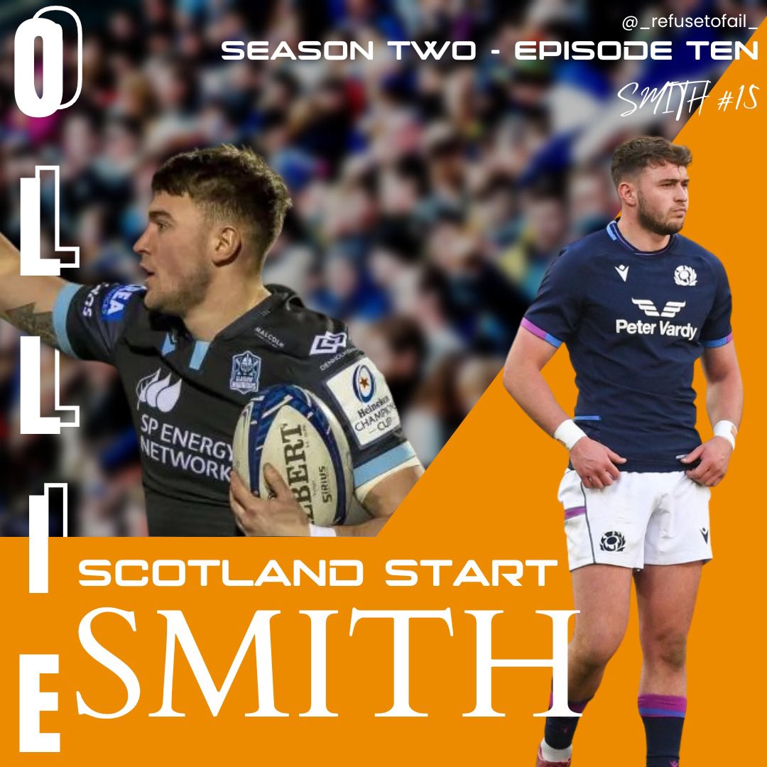 Previous guest Ollie Smith will finish the #sixnations as the starting full back for Scotland tomorrow Vs Italy! 

Go well Ollie! Our 🐐

#rugby #scottishrugby #sixnationsrugby #scotland