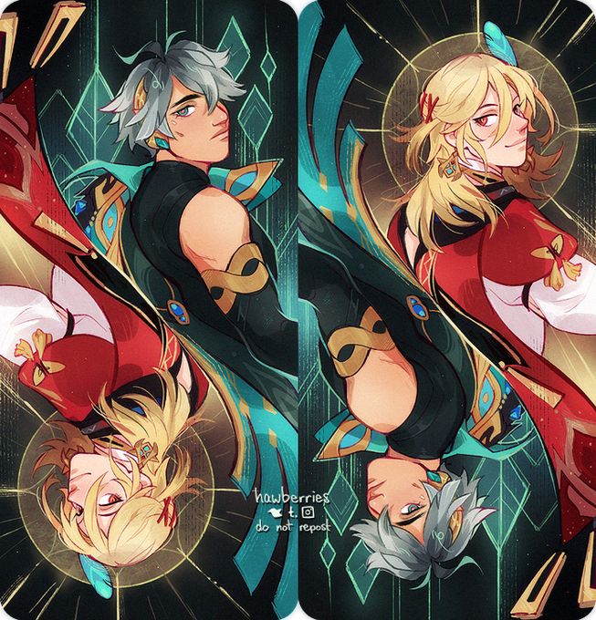 [genshin • haikaveh] not friends, not enemies, but a secret third thing (narrative foils) 