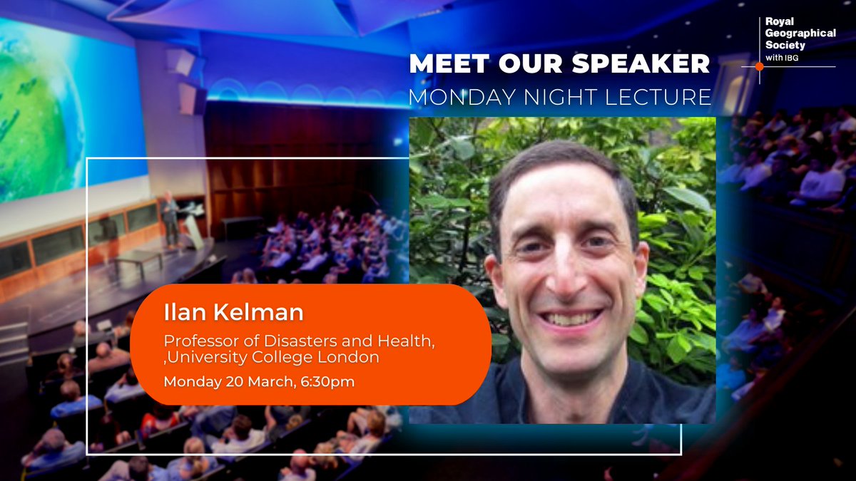 RGS_IBG's tweet photo. Next Monday, @IlanKelman will discuss, as horrifically shown in the recent Türkiye-Syria earthquake disaster, how humanity has the knowledge available to avoid catastrophe and sometimes it is not applied.

📍Society or stream online, 6.30pm: https://t.co/rL3lPrLaBP https://t.co/KUtmJ2d2rU