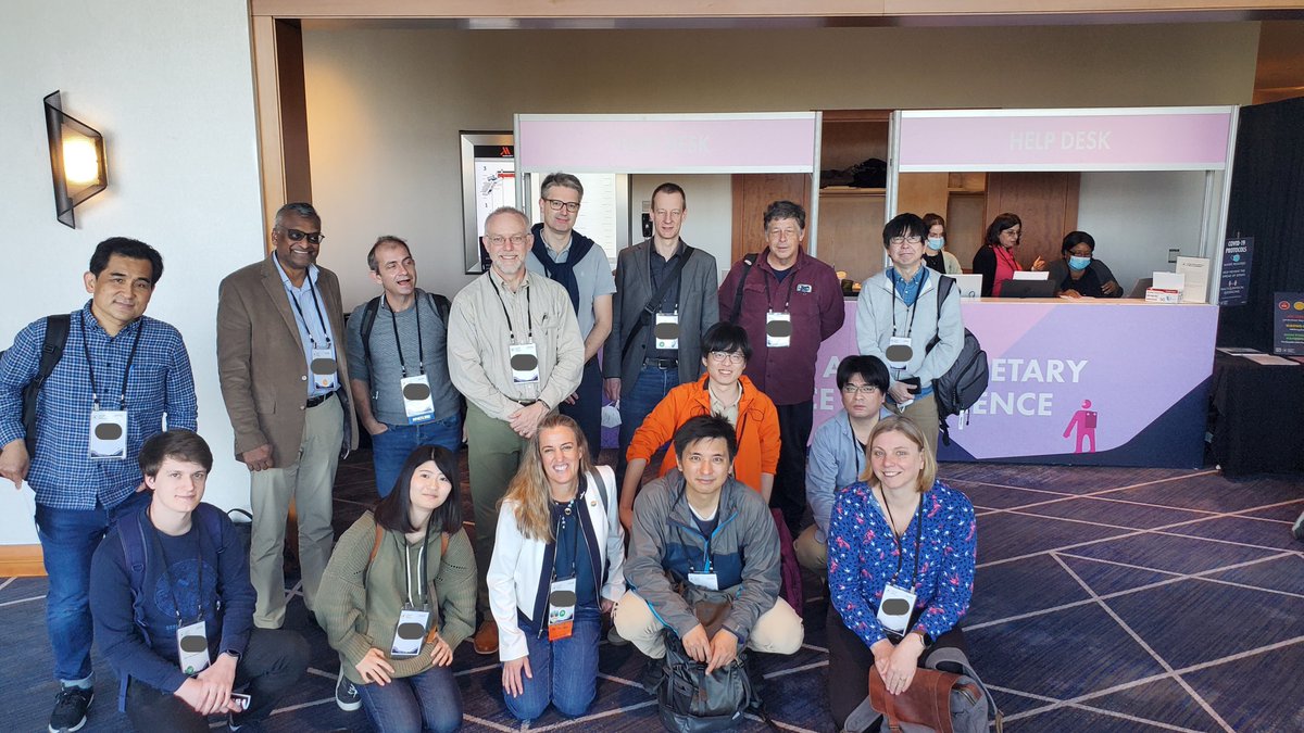 mmx_jaxa_jp's tweet image. MMXメンバーから数名が、ヒューストンで開催中のLPSC (Lunar and Planetary Science Conference) に参加しました🇺🇸
LPSCは、世界中の惑星科学の研究者が集まる大規模な学会です🌕
MMXに関連した最新研究の発表も行われました❗️️
#LPSC2023