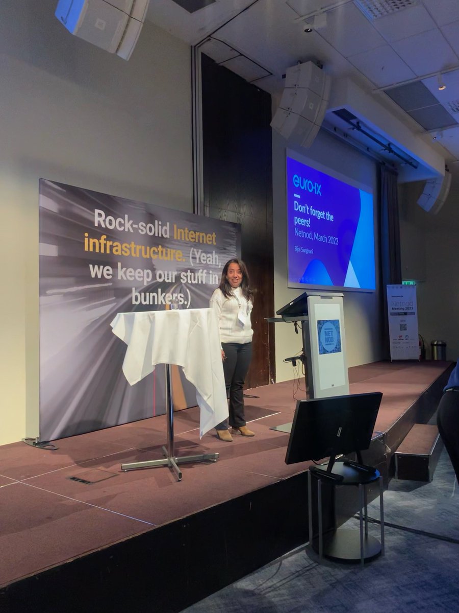 The #netnodmeeting that took place this week provided a great opportunity to hear some interesting presentations and to network with the #community. <a href="/bijalsanghani/">Bijal Sanghani</a> presented; thanks, <a href="/netnod/">Netnod</a> team for organising a great event!
#weloveixps #membermeeting #peering