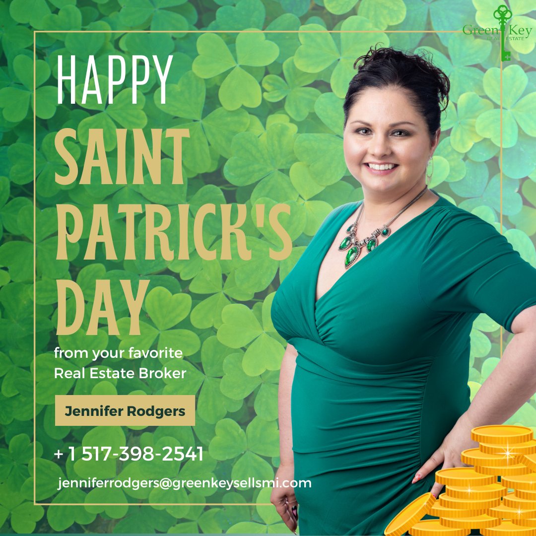 GreenKeyRE1's tweet image. HAPPY ST. PATRICK'S DAY!

There's only one thing I wish for ..

"IRISH I WAS YOUR REALTOR" 🤣

🗝️🏠 #FindYourKey @ #GreenKeyRE

📲 517-398-2541
📧 jenniferrodgers30@hotmail.com
🫶🏾 @greenkeyjenn

#Jacksonmirealtor #hillsdalemirealtor #realestate #homesforsale