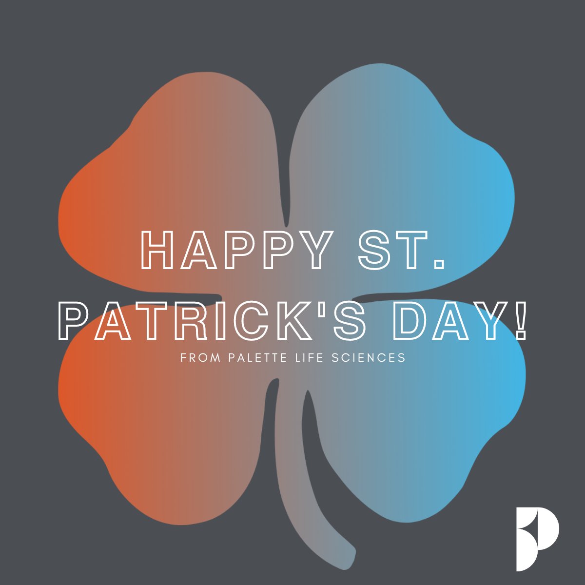 Happy St. Patrick's Day from all of us at Palette Life Sciences! #StPatricksDay