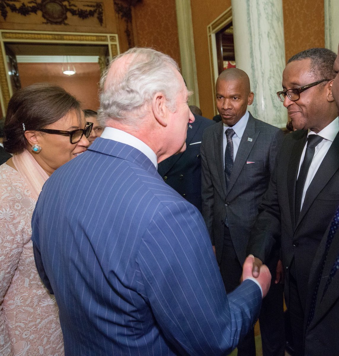 RwandaInUK's tweet photo. 📸 #CommonwealthDay 2023 was momentous!

@Urukerereza, Rwanda’s national ballet left audiences awestruck in @wabbey.

Minister @Vbiruta represented Rwanda as Commonwealth Chair-In-Office.

The Minister &amp; HC @BusingyeJohns met King Charles III at the Buckingham Palace reception. https://t.co/RCEshYPv6y