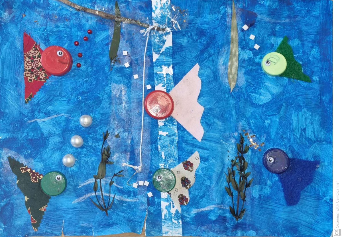 The Senior Section Winner of our 'Emerging Voices' Art Competition is Ann Harrison's 'Fishing in a Pond'  - wonderful multi media piece. See it in all it's 3-D glory at Deansgrange Library over the coming weeks.