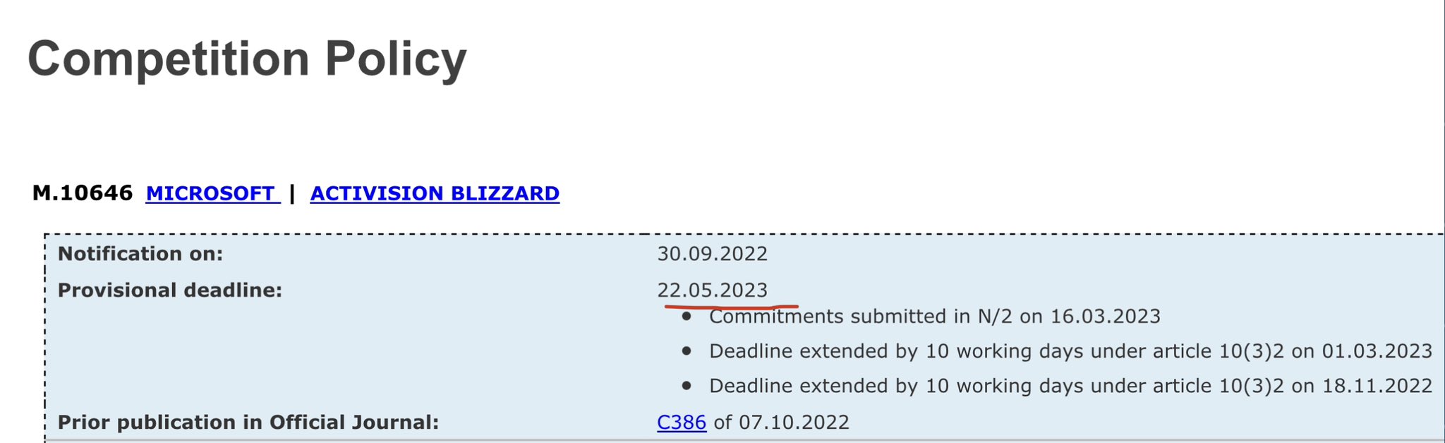 New date for the final decision of the European Commission regarding the purchase of Activision Blizzard