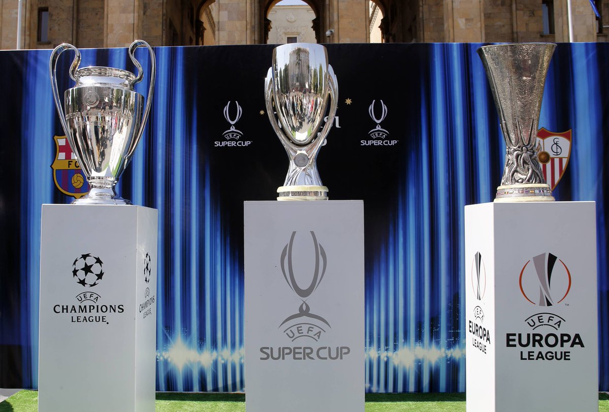 Can you mention one club that has won all 3 major UEFA club competitions? 😅 _____________

🏆 UEFA Champions League
🏆 UEFA Super Cup
🏆 UEFA Europa League

#PulseSportsTeasers #UELdraw #PulseSportsNigeria #UCLdraw