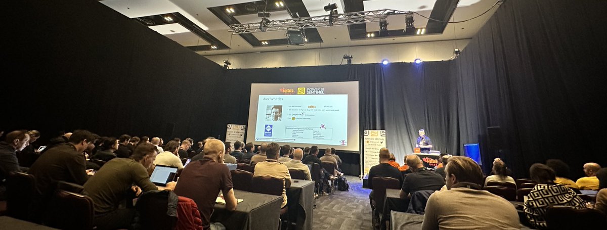 FraggleWorks's tweet image. Now listening to @PurpleFrogAlex at @SQLBits #sqlbits speaking about #powerbi #compositemodels