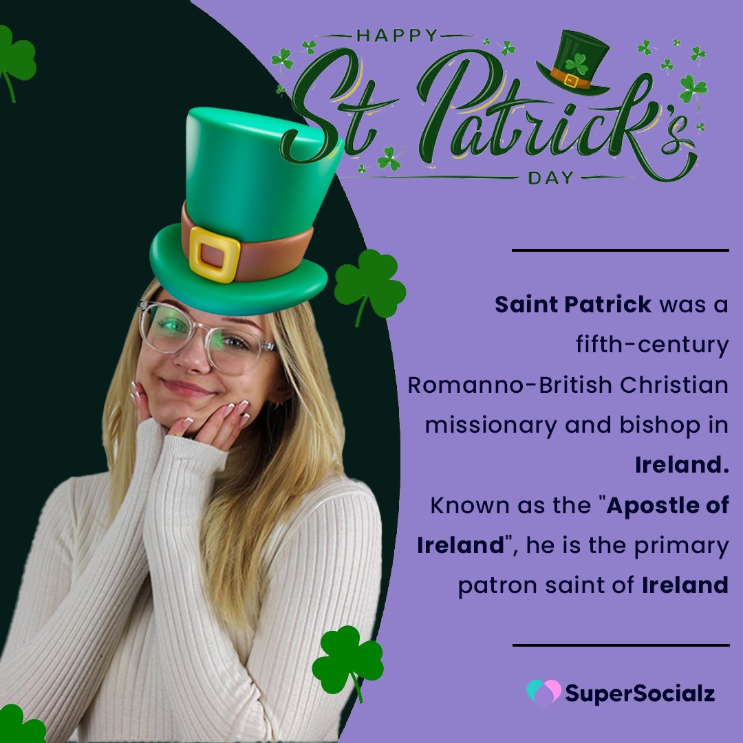 SuperSocialz's tweet photo. ☘️Happy St. Patrick's Day from us all here at Medicine Drop!☘️
 
May every petal on the shamrock bring you joy and good luck!

The paddy don't start 'til you walk in🎉

#paddysday #stpatrick #irish #shamrock #goodluck #joy #happydays https://t.co/UKfBJnOGis