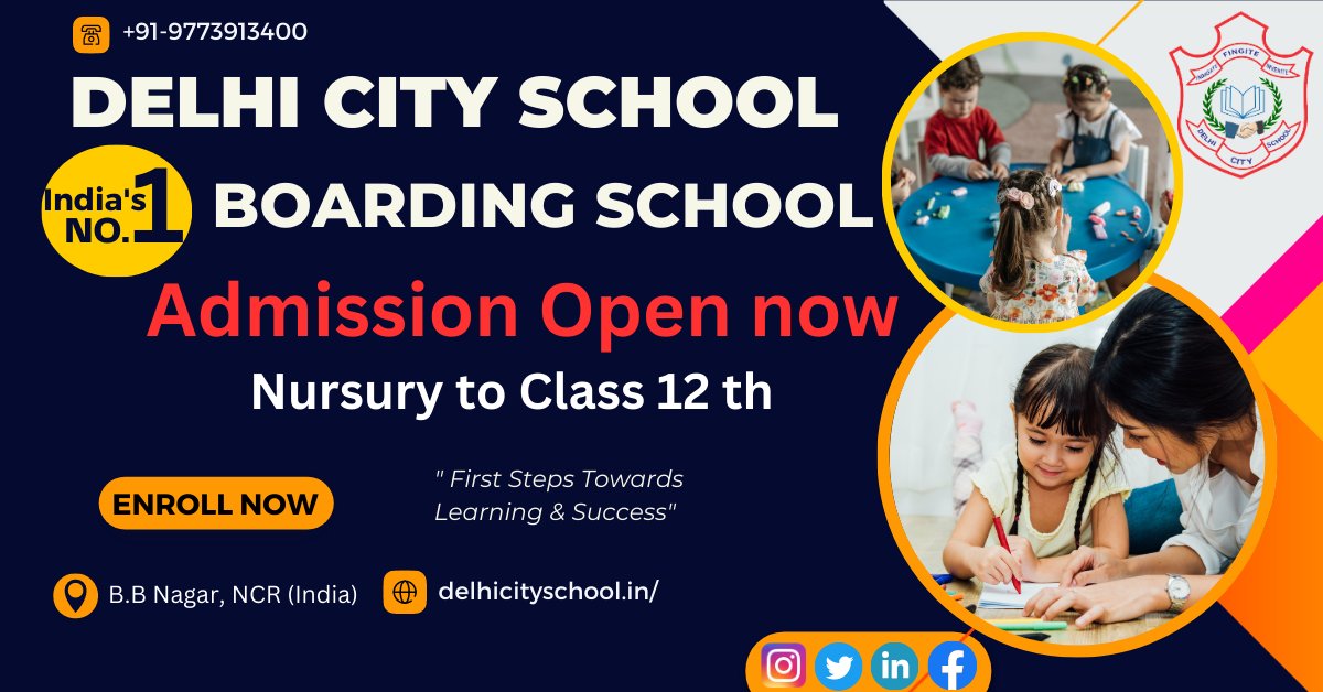 Apply now for admission to Delhi City School and start your academic journey today!
For more details visit :delhicityschool.in
Call on:+91-9773913400
#delhicityschool #admissionopen #ViratKohli #Parents #CBSE2023 #INDvsAUS #school #boardingschools #school #CBSE