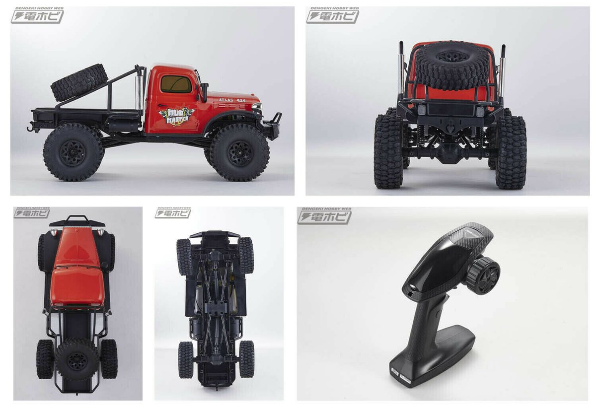 hobby_magazine's tweet photo. 全長約53.7センチの1/10スケール4WD電動RCカー「アトラス 4×4 RS」が海外メーカーの #ROCHOBBY から登場!組み立て済み、塗装済み完成品で送信機付き、国内ではプラッツから2023年4月に販売開始予定!
https://t.co/aBI3GTbSQf
#プラッツ #RC https://t.co/n3hBKczuXV