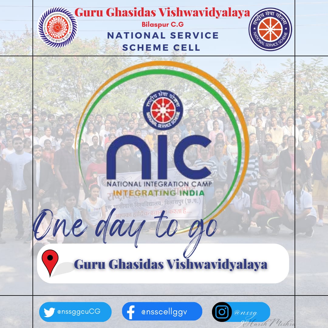 SurajPatel_11's tweet photo. Only one day left for NIC going to be held from 18/03/23
#NIC2023 
@_NSSIndia @ConnectingNss @NSSRDBhopal @askabir_ @chakrawalalok @nssggcuCG @ianuragthakur @YASMinistry @Heyimrahul19 @mharsh181 https://t.co/nPcVIlIqtw