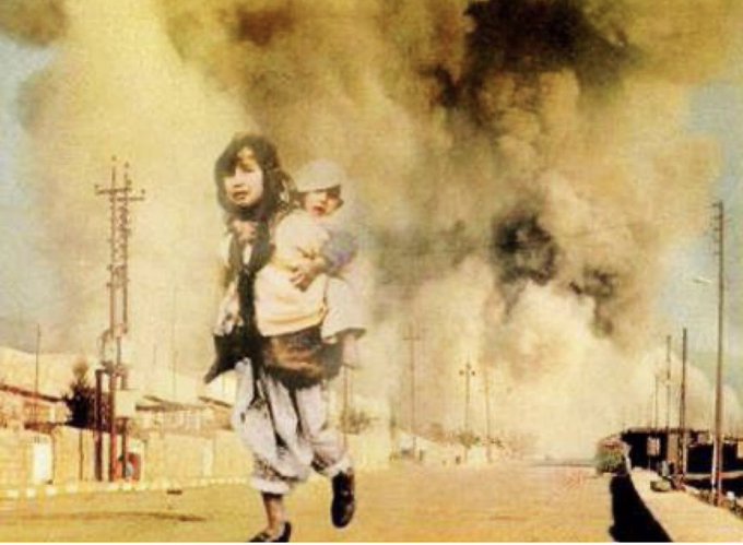 SarchilQ's tweet photo. 35 years ago, a brutal regime in modern times attacked the Kurdish town of #Halabja with chemical weapons. It was a massacre of Kurdish people that took place on 16 March 1988, more than 5000 lives were lost, and thousands still suffer! #NeverForgetHalabja #HalabjaGenocide https://t.co/LryCMxDDzy
