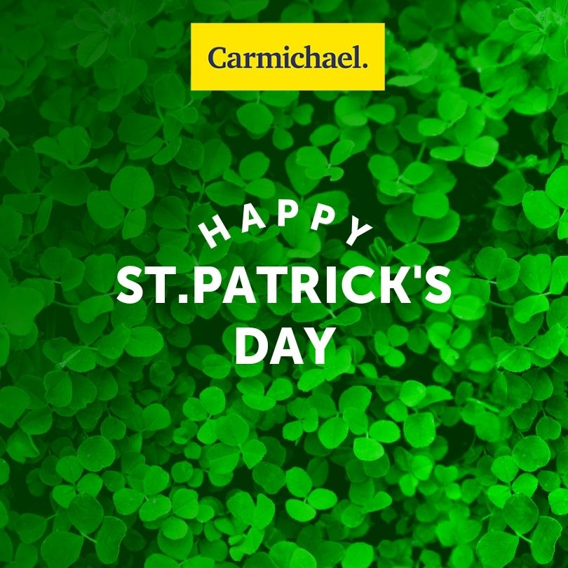 Happy #StPatricksDay from us all here at Carmichael. ☘️ #SPF2023
