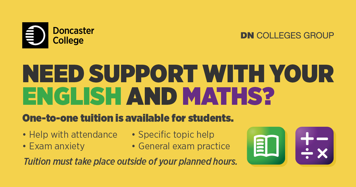 Do you need some extra help with your English or Maths studies? One-to-one tuition is available for you! 📚 

To book a session please use this link: orlo.uk/ID02F