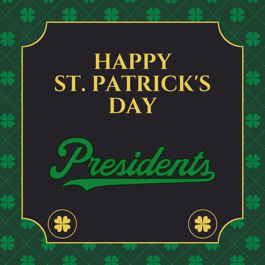 Happy St. Patrick’s Day, Prexy fans! 🍀