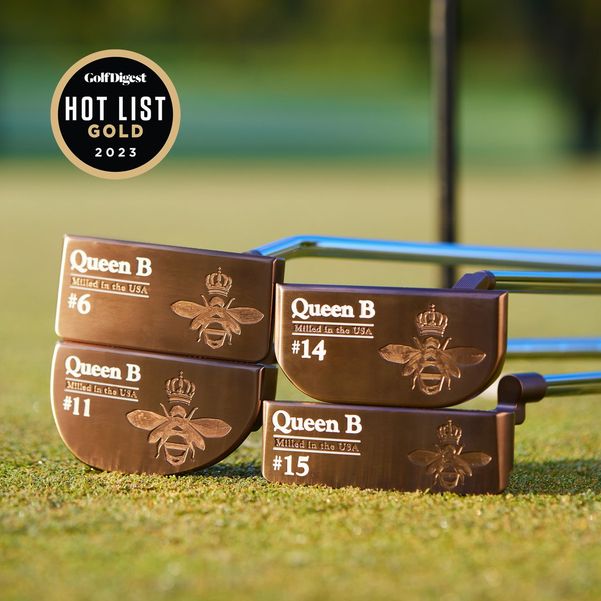 A happy Friday here as we have received the all-new Bettinardi Queen B and BB28 range for 2023!

This multi-award winning line-up features all-new head shapes, face millings and elegant finishes throughout. 

Get in touch for more information!