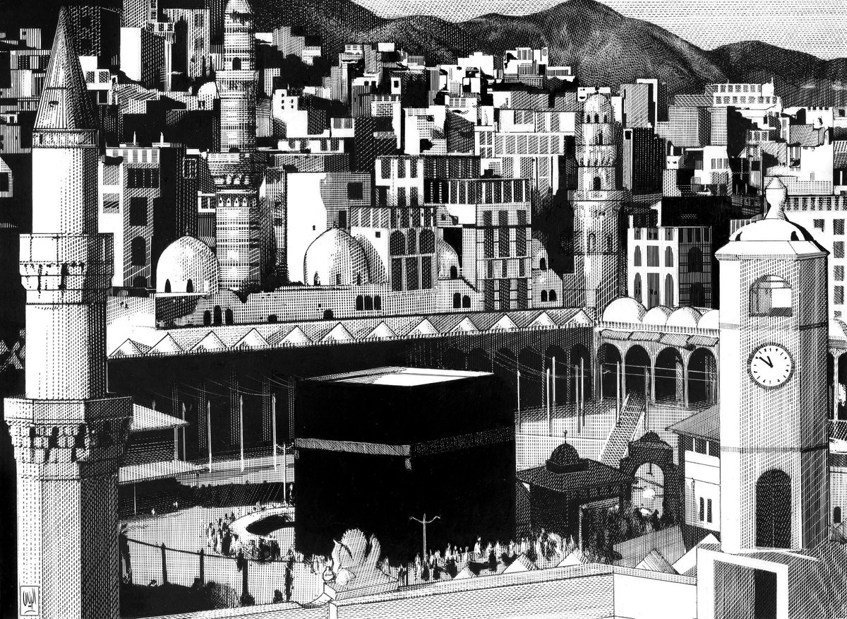 rayes_art's tweet photo. من اعمالي - المسجد الحرام - حبر
#art_gallery #art #drawings #drawing #ink #artwork
#talnts #رسومات #رسامين
#فنون #ثقافة #comics #portrait #dailylook #رسم https://t.co/5WBXS9wZrE