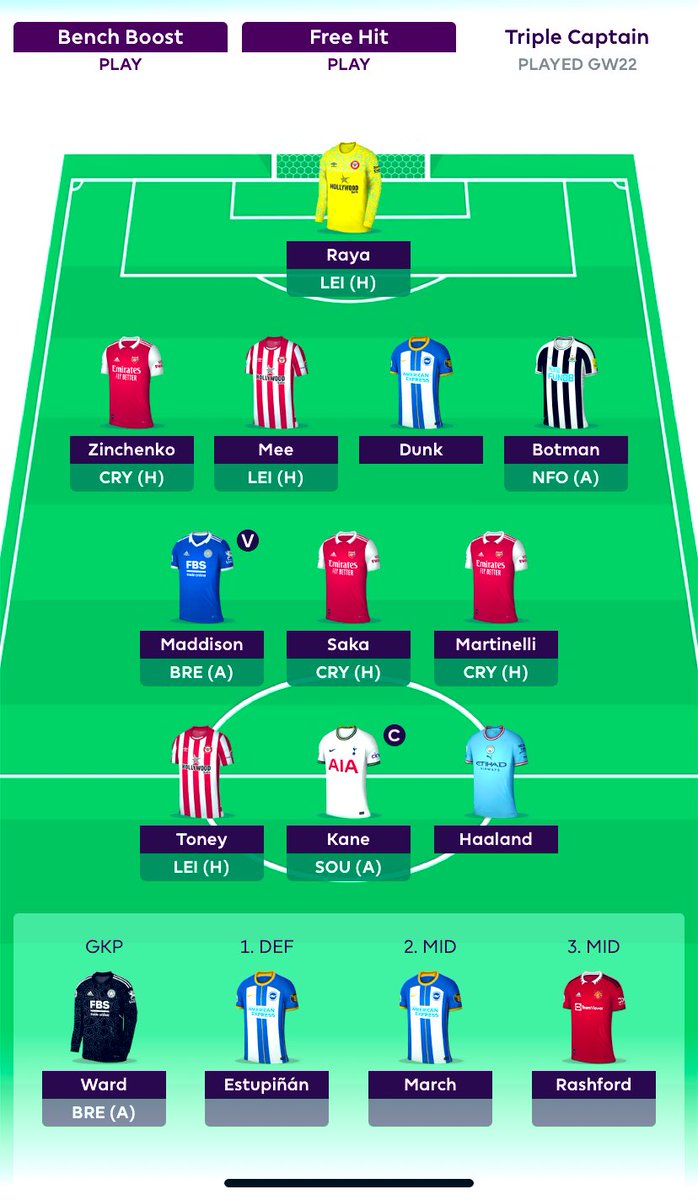 FPL_Caddy's tweet image. Pick two from the below:
A) Haaland &amp;gt; Watkins 
B) Haaland &amp;gt; Havertz 
C) Dunk &amp;gt; Trippier 
D) Dunk &amp;gt; Chillwell
E) Estupinan &amp;gt; Trippier 
F) Estupinan &amp;gt; Chillwell

Leaning toward A and C