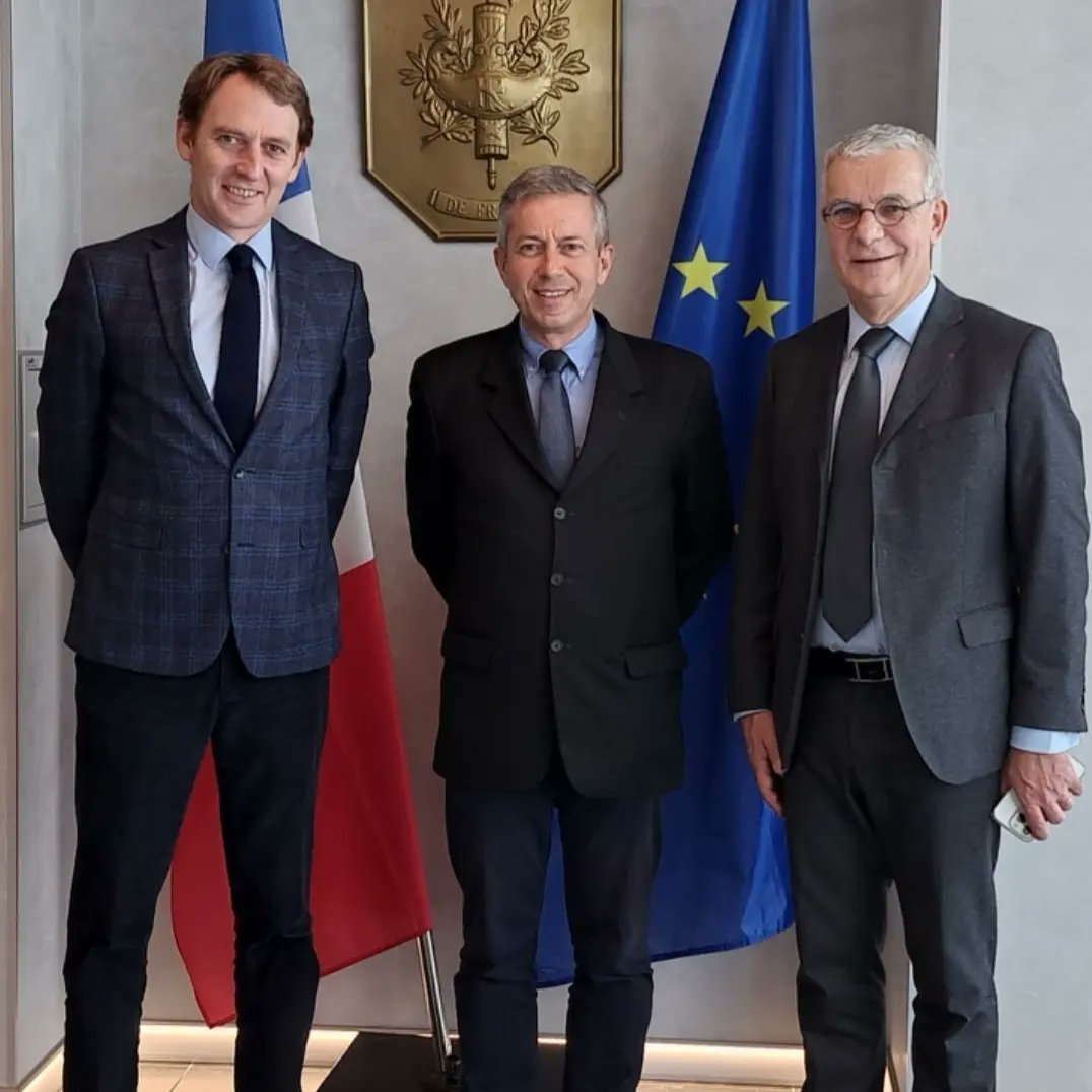 neveu_fabrice's tweet photo. Heureux d'accueillir à Almaty 🇰🇿 deux sénateurs français 🇨🇵, Hervé Maurey et Arnaud de Belenet, membres du groupe d'amitié France Asie Centrale.

Hervé Mauret est sénateur de l'Eure, en Normandie.
Arnaud de Belenet est sénateur de Seine-et-Marne, en Ile-de-France. https://t.co/BkODchJaza