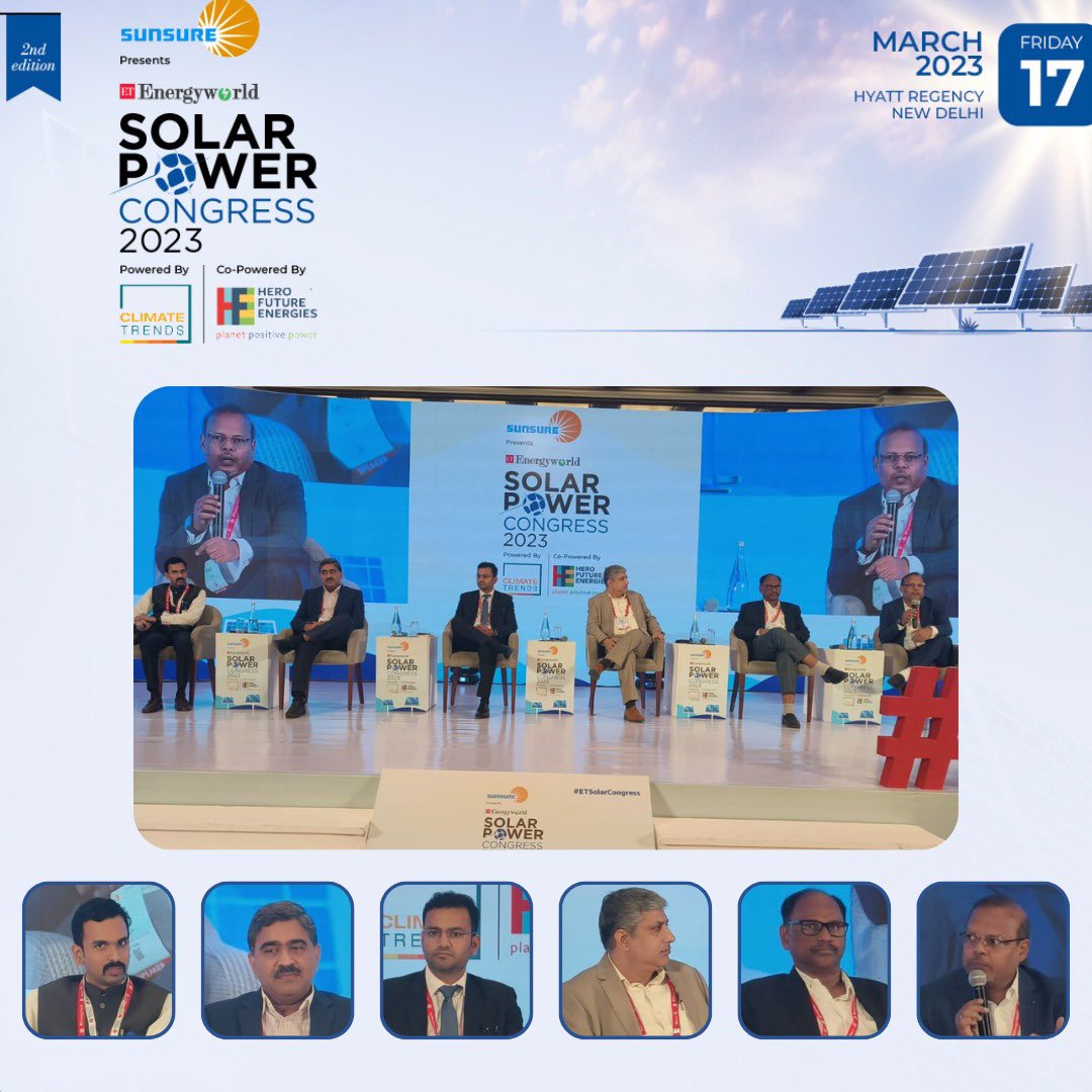 ETEnergyWorld's tweet photo. #LiveNow | Panel Discussion on Emerging Business Models in Solar - C&amp;I, Rooftop and Hybrid.

Discover now: https://t.co/e95VlpFdKi 

#ETSolarCongress #solar #solarenergy #solarpower #solarpanels #energy #solarpowerenergy #energyindustry #solarpowered https://t.co/Omku9Yz1Ov