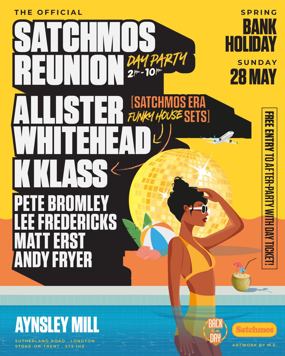 Tickets now on sale!

skiddle.com/e/36314512

<a href="/DJAWhitehead/">Allister Whitehead</a> @Kklassuk