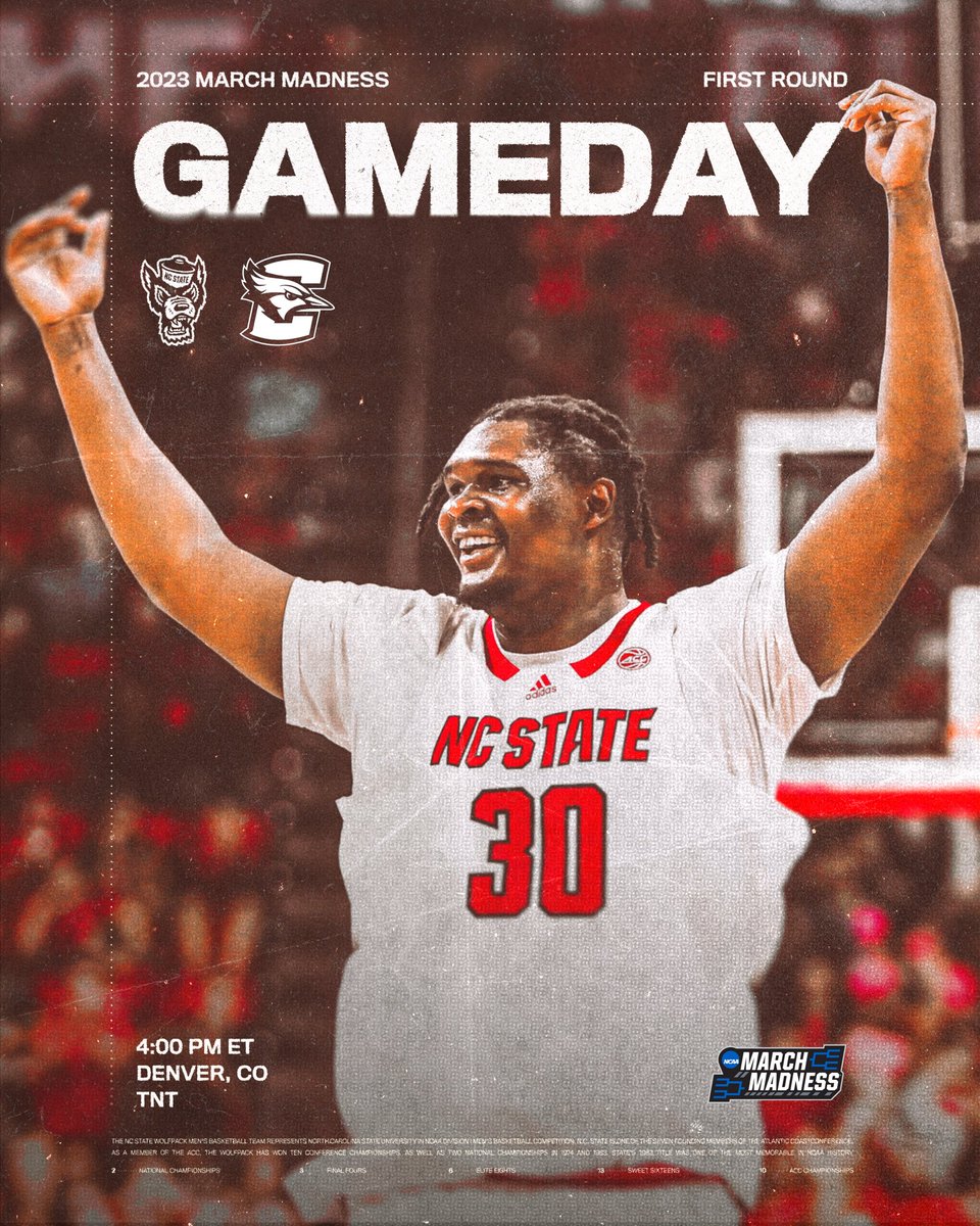 PackMensBball's tweet photo. Let the madness begin.

🆚 Creighton 
🕓 4:00 PM ET
📍 Denver, CO
📺 TNT 

#WPN https://t.co/KMD6Dul67h
