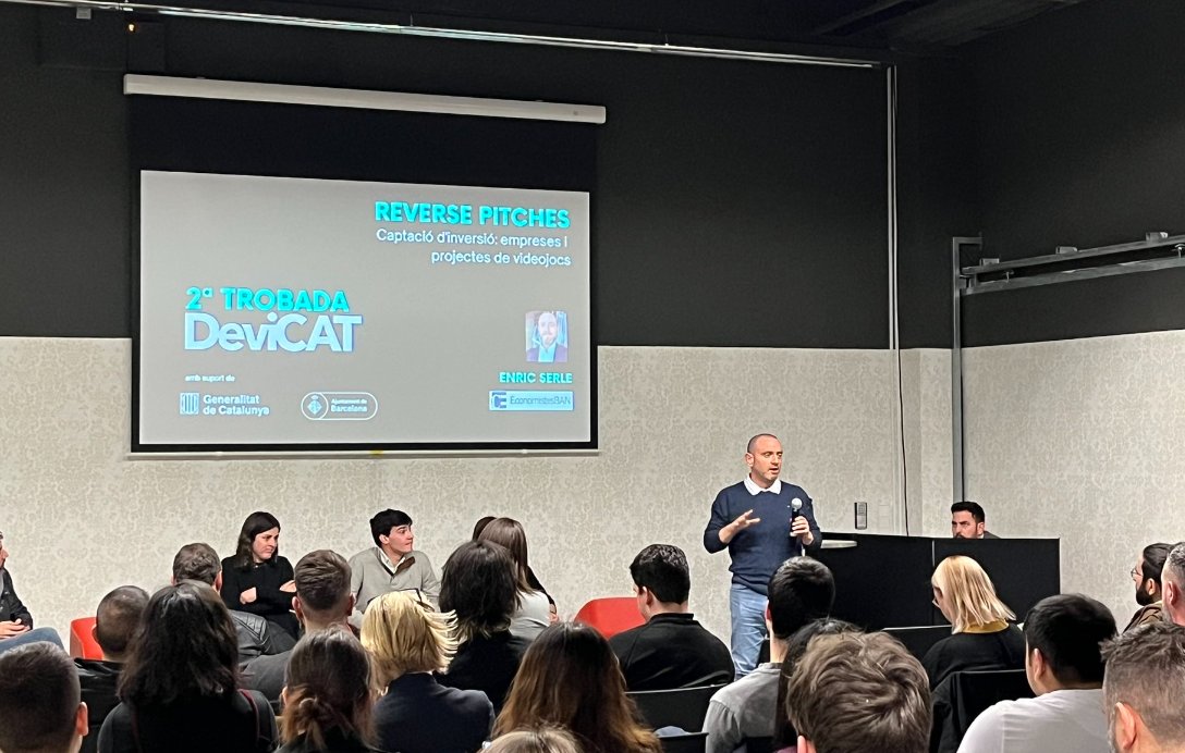 Ahir vam estar a la 2a trobada DeviCAT amb gent dels videojocs a Catalunya on es van dur a terme reverse pitches de <a href="/EncomendaVC/">EncomendaVC</a>   <a href="/Dozeninvest/">Dozen</a>  <a href="/ProductMadness/">Product Madness</a>  📱🎮

Jornades que demostren els grans professionals i oportunitats que hi ha en aquest creixent sector a Catalunya.