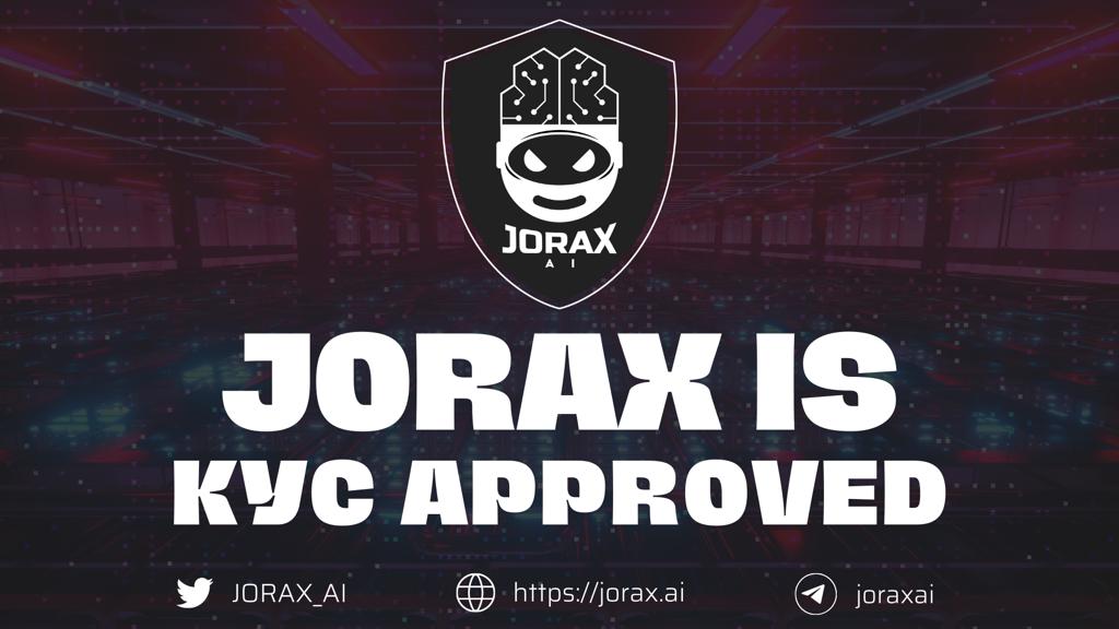 JORAX_AI's tweet photo. Just received the great news that @JORAX_AI
 has been KYC approved! 

This is a major milestone for the team and their innovative AI technology.

KYC Verification: https://t.co/bwzSZgR6UH

#KYCapproved #JoraxAI #innovation https://t.co/pL10T8XPF5