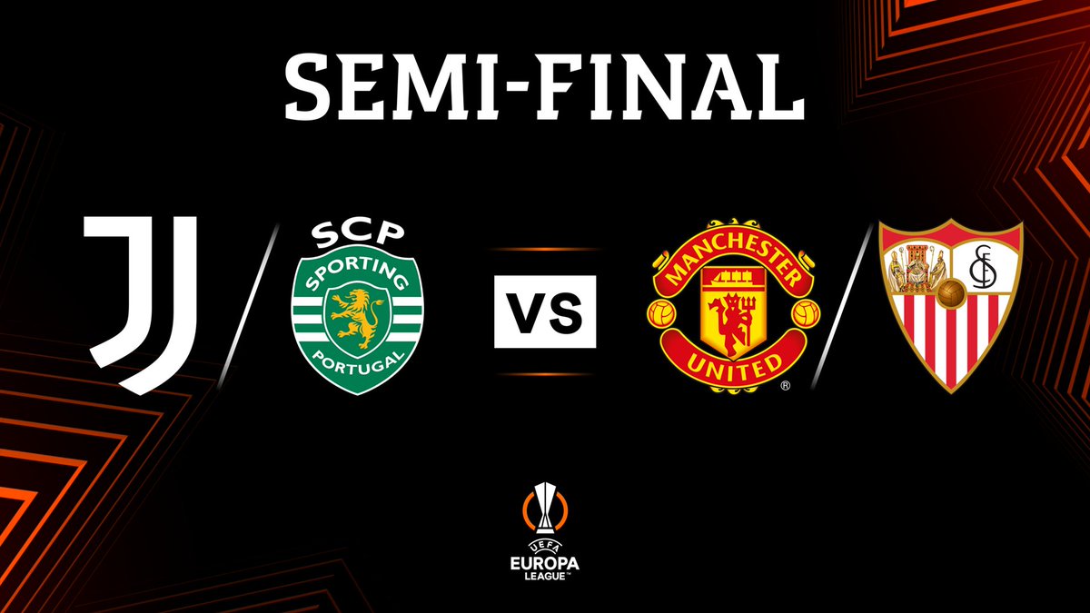 Juventus or Sporting CP vs Manchester United or Sevilla

#UELdraw