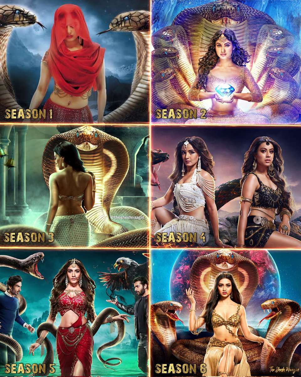 BEAUTIFUL POSTERS OF EVERY SEASON OF NAAGIN!! ❤

#naagin #naagin2 #naagin3 #naagin4 #naagin5 #naagin6 #tejasswiprakash #mouniroy #niasharma #jasminbhasin #surbhichandna #surbhijyoti #sharadmalhotra #mohitsehgal