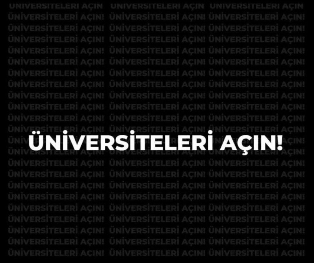 #20marttayuzyuzekarari ÜNİVERSİTELER YÜZ YÜZE KARARI GELMEDEN PES ETMİYORUZ ‼️ #Cbsonkararyuzyuze