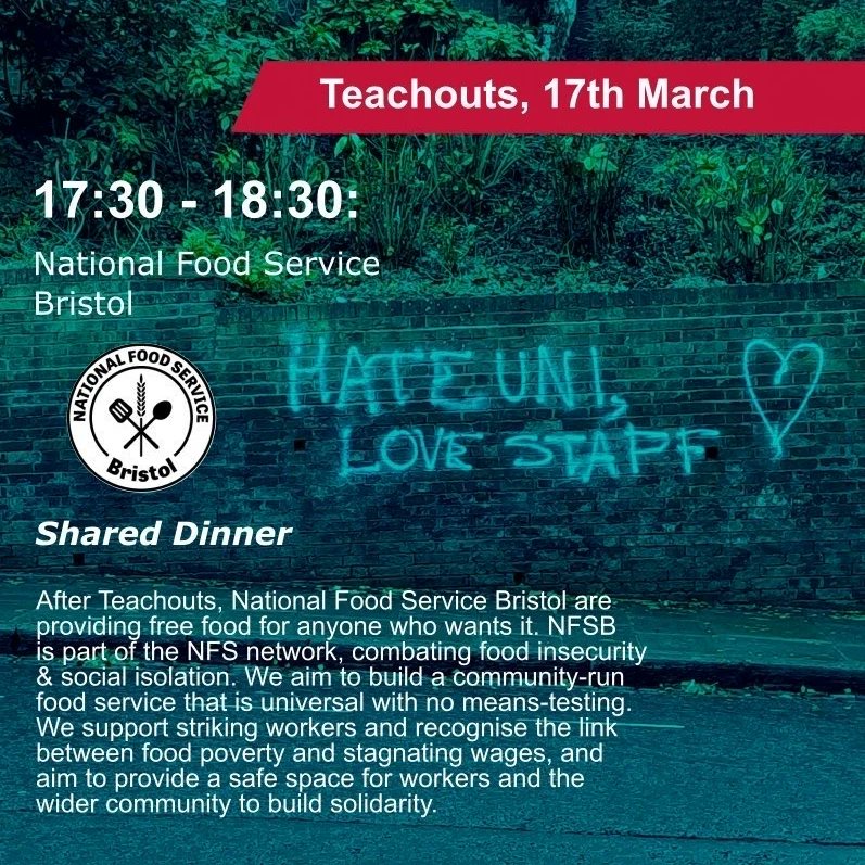 StudentsActBris's tweet photo. The day otherwise is going to plan - take a look at what we have scheduled for later x https://t.co/guFyHtBrwq