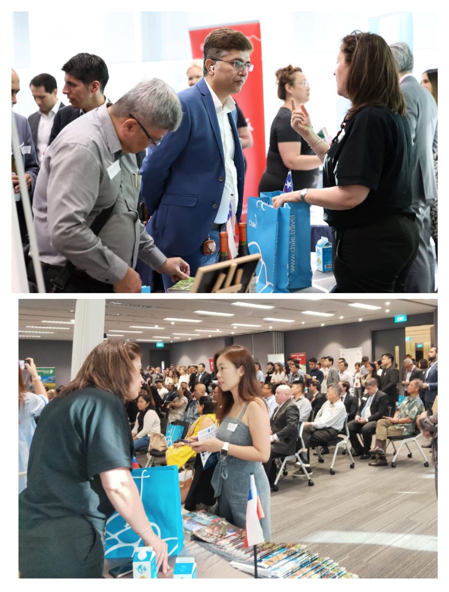 Chile_Singapur's tweet photo. Chile proudly participated at 🇸🇬 "3rd GlobalConnect"🌎@ApexBizChamber where we displayed 🇨🇱 exportable offer & investment opportunities in clean energy, mining, industries 4.0, tourism & agrifood!
#ChileCreatingFuture
@ProChile @InvestChile @Minrel_Chile @thisisChile https://t.co/joFCecT6Rb