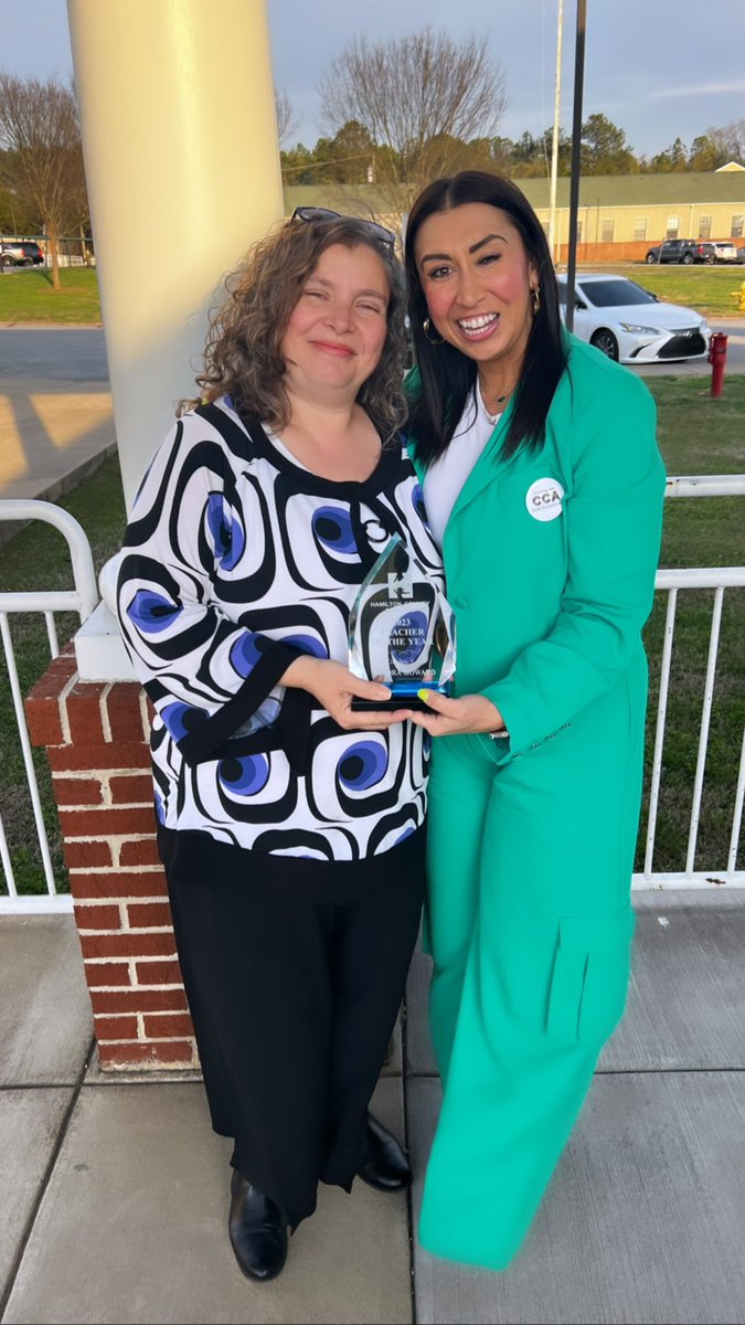 It was such an honor to speak on behalf of CCA as we recognized our very own as Hamilton Country’s teacher of the year! You cannot find a more genuine and hardworking teacher! Congrats Sandra Howard! 💐
