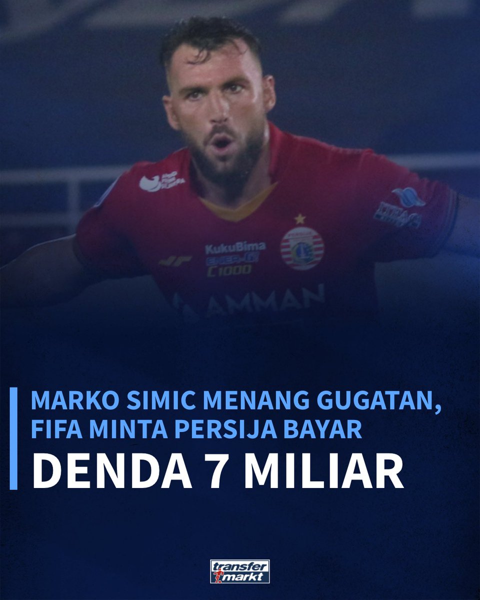 TMidn_news's tweet photo. Perselisihan antara @Persija_Jkt dan Marko Simic memasuki babak baru. 

Dikabarkan Macan Kemayoran kalah gugatan dengan pemain asal Kroasia tersebut. 😳

__________
#indonesia #persija #markosimic #simic #liga1 https://t.co/YJ2N9vsOaW