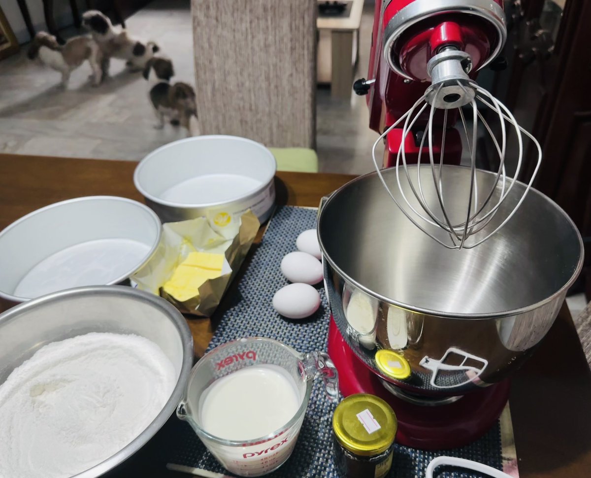 tawtbubble's tweet photo. Baking a forreal cake for the first time!!! https://t.co/PLgpLRd5Yj