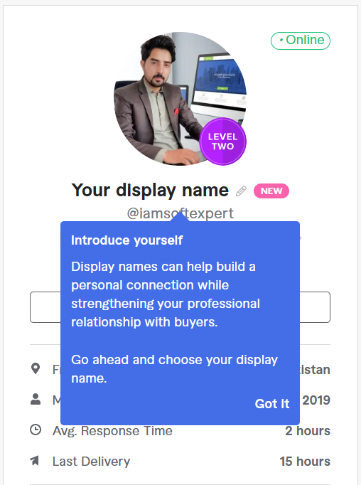 iamsoftexpert's tweet photo. Now you can change your display name on Fiverr.
https://t.co/x8qVRhg95b

#SoftExpert #fiverr #username https://t.co/ac0pQLmCta