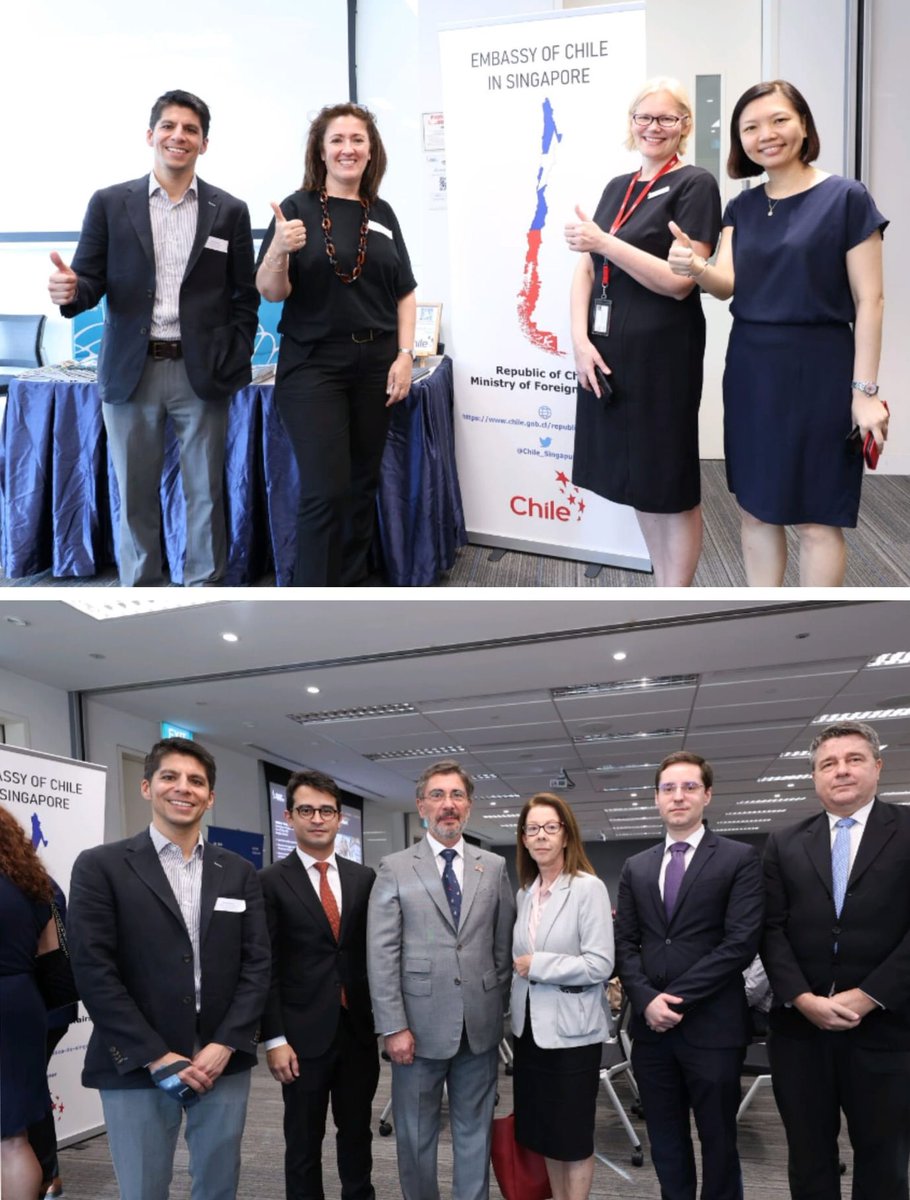 Chile_Singapur's tweet photo. Chile proudly participated at 🇸🇬 "3rd GlobalConnect"🌎@ApexBizChamber where we displayed 🇨🇱 exportable offer & investment opportunities in clean energy, mining, industries 4.0, tourism & agrifood!
#ChileCreatingFuture
@ProChile @InvestChile @Minrel_Chile @thisisChile https://t.co/joFCecT6Rb