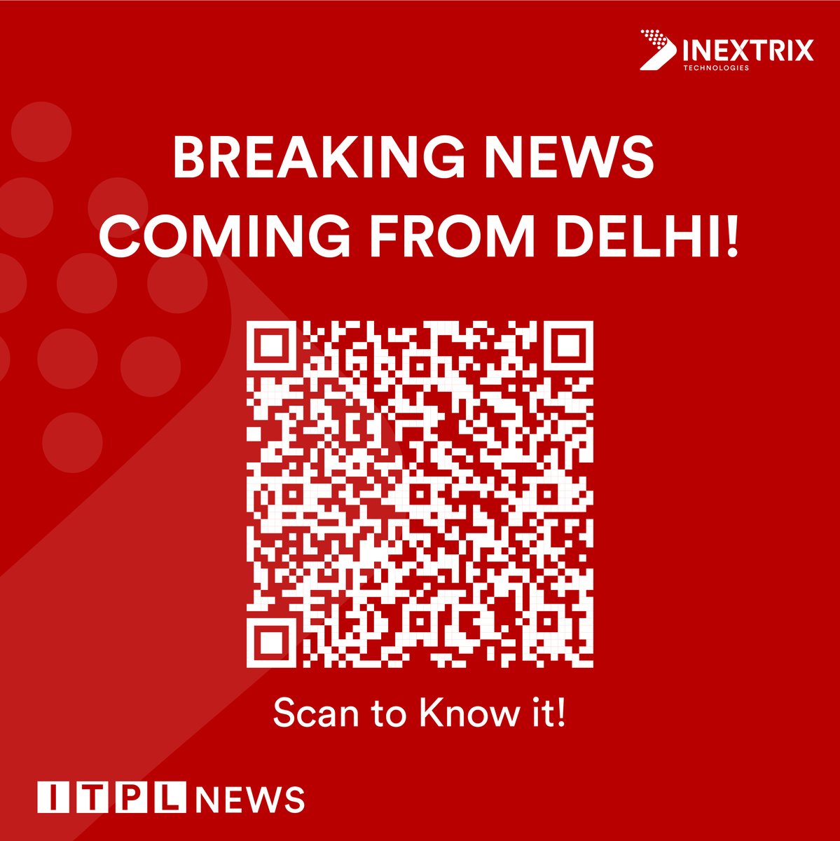 Inextrix's tweet photo. 🔴 BREAKING NEWS 🔴 This is really heart-touching for us!

This is insane 🤐, Scan it and know it!

#Breakingnews #Expo #UnlockTheFuture #ConvergenceIndia #CI2023 #Tech #Digital #VoIP #VoIPDevelopment #VoIPDevelopmentServices #VoIPSoftware #Inextrix

@Convergenc see you soon 🤗 ! https://t.co/pZNboBXsEu