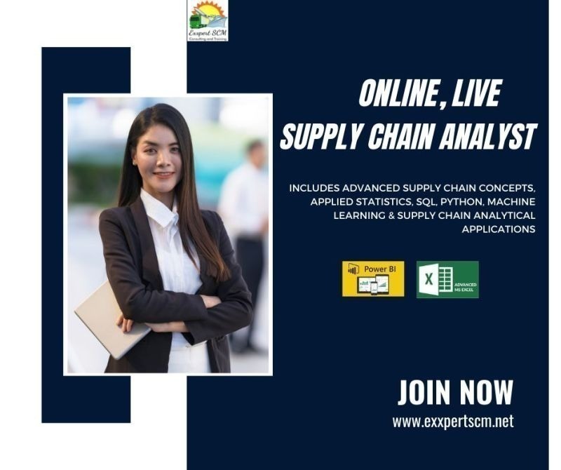 ExxpertScm's tweet photo. Dear Supply Chain Professionals

Why it is so important to learn Supply Chain 
analytics from experienced Supply Chain professionals?

Now MNC employers are looking for applicants with
both domains as well as analytics knowledge

Designations are changing for Supply Chain Analyst https://t.co/VtiHRhxKNZ