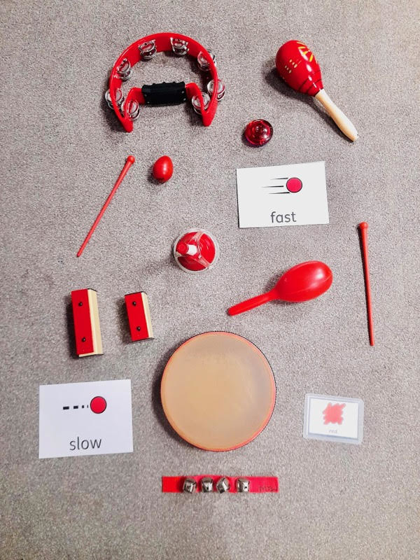 MusicTherapyWks's tweet photo. Sharing this vibrant picture of red instruments and visual cards to wish everyone a Happy #ComicReliefDay! 🙌❤️🔴  🎼🎹 🤝💕 #RedNoseDay #Charity #Community #Fundraising #MakeADifference https://t.co/kNWylHz11l