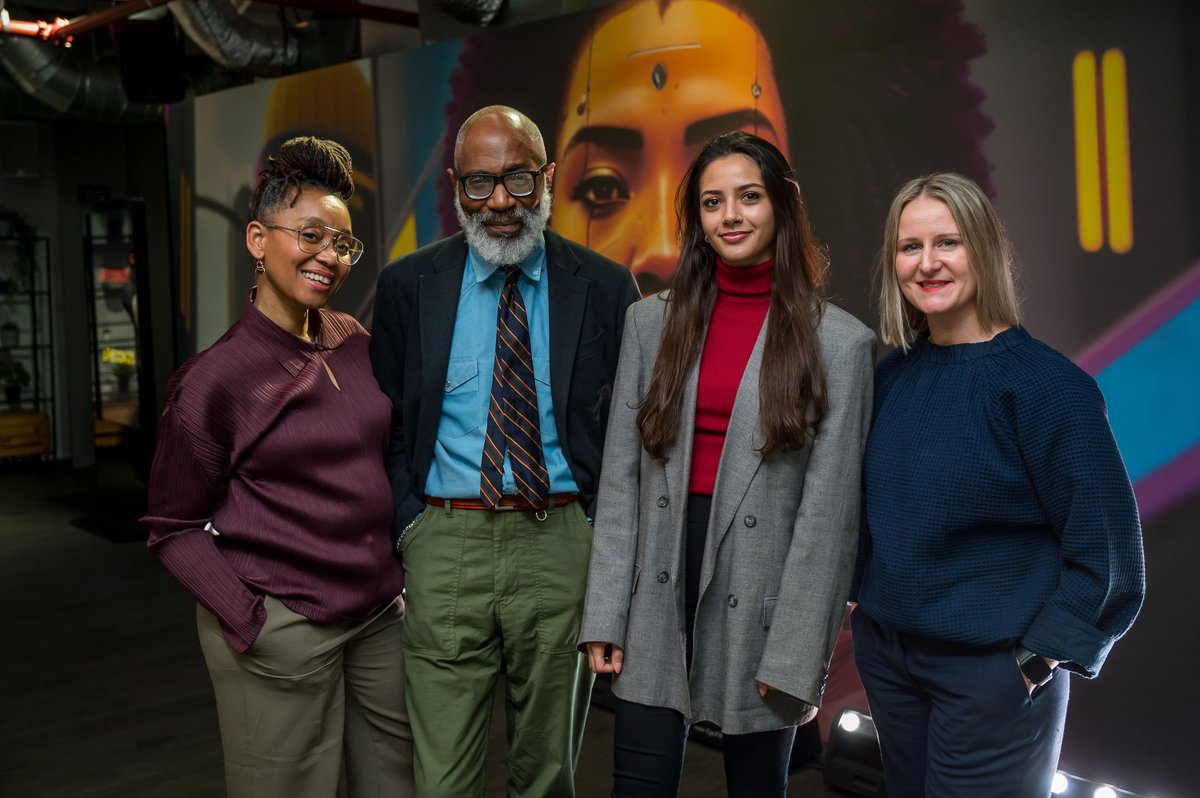 Zalando_Press's tweet photo. “How do we democratize and decolonize fashion?” This was a key question addressed at the #ARECON23 by @shereen_daniels. A panel of Sharon D. Lloyd, Jason (Garmsville) Jules, @malihashoaib_ &amp; our own Jemma Garner also talked about mentoring: https://t.co/t82RfkFc8i #doBetter https://t.co/s8RqRYhy7t