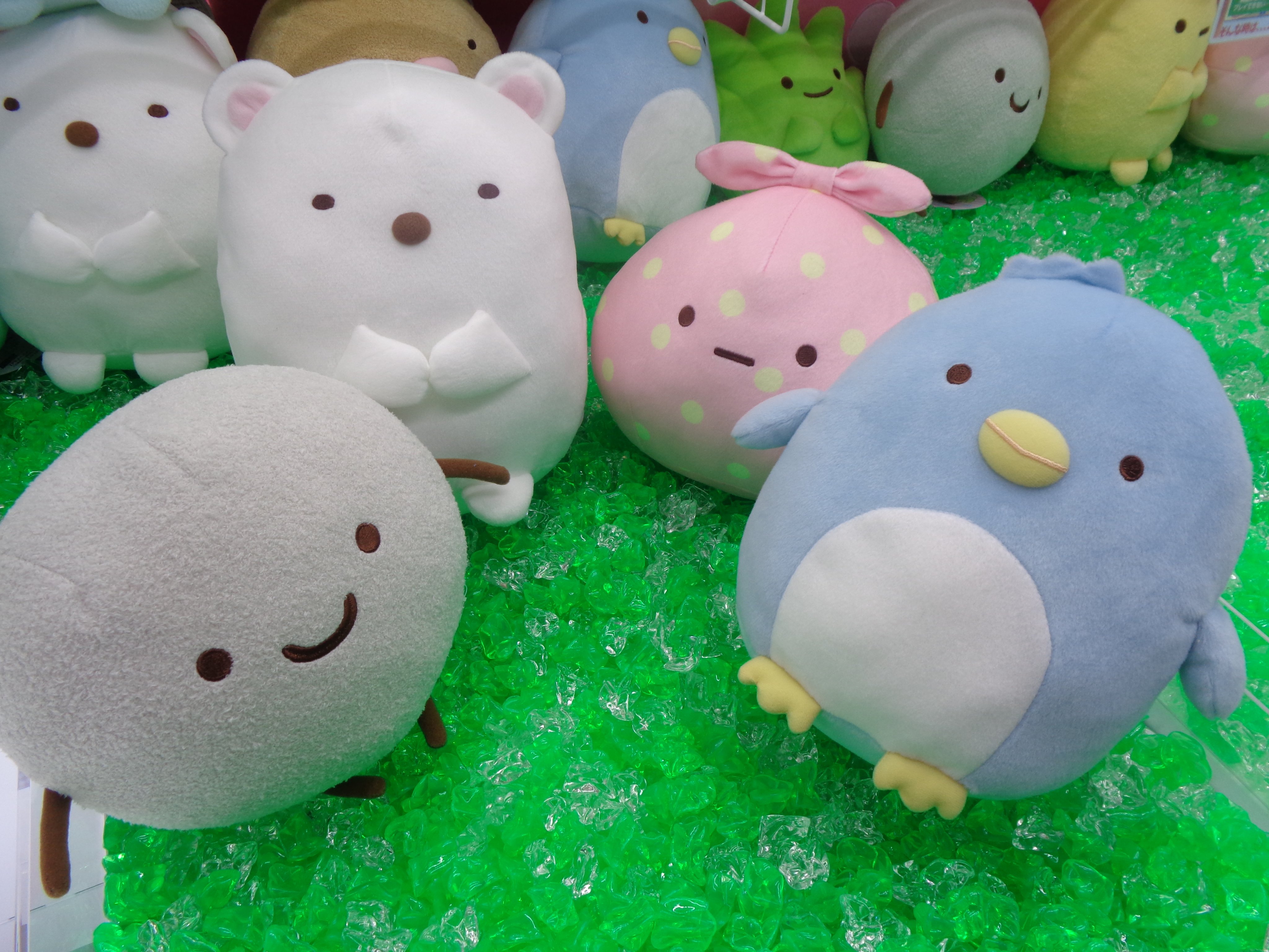 すみっコぐらし　ラウンドワン　おおきなころっとぬいぐるみBIG 美品　4種セット すみっコぐらし ラウンドワン おおきなころっとぬいぐるみBIG 美