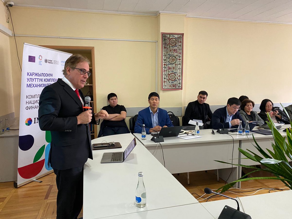 undpkg's tweet photo. #Today we're at the Road Map Validation Workshop, where National Partners &amp; experts review the results of the Development Finance Assessment #DFA, which leads to the introduction of the #INFF &amp; later to the development of the #FinancingStrategy in Kyrgyzstan🇰🇬

#undkg #INFFkg https://t.co/jhKqFWzVzG