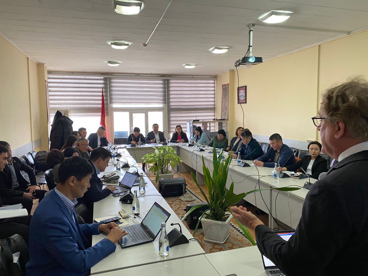 undpkg's tweet photo. #Today we're at the Road Map Validation Workshop, where National Partners &amp; experts review the results of the Development Finance Assessment #DFA, which leads to the introduction of the #INFF &amp; later to the development of the #FinancingStrategy in Kyrgyzstan🇰🇬

#undkg #INFFkg https://t.co/jhKqFWzVzG